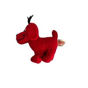 Vintage 1999 Clifford the Big Red Dog mini plush 2”